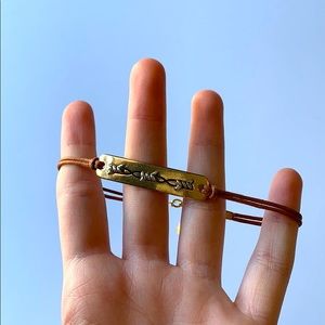 Brown Barbed Wire Bracelet